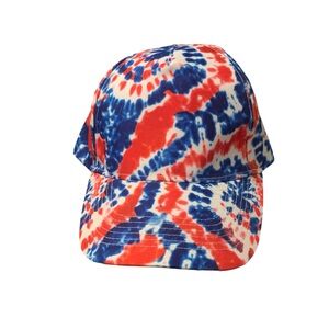 Tie die. Red, white, and blue women’s hat. GERTEX.
